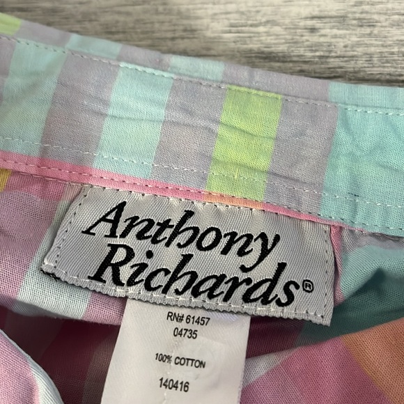 Anthony Richard pastel plaid front tie dress - Picture 9 of 9